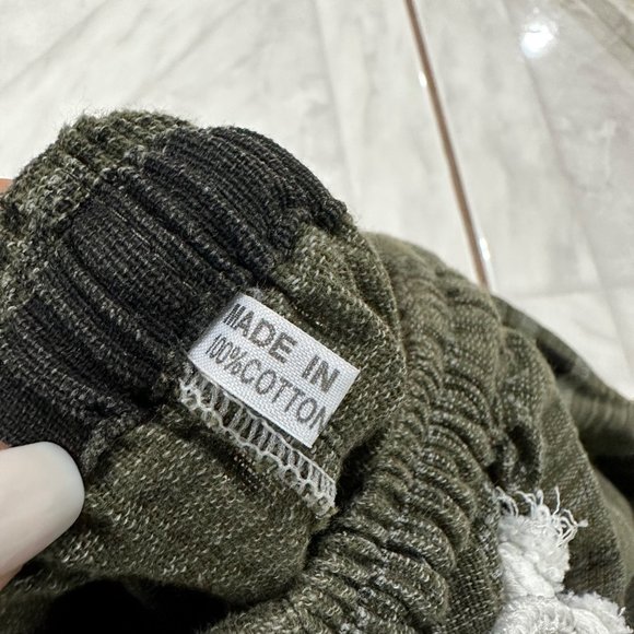 Green Aztec Print Jogger Pants Womens Size Small Zen Yoga Yogi Cotton Hippie - Picture 6 of 8